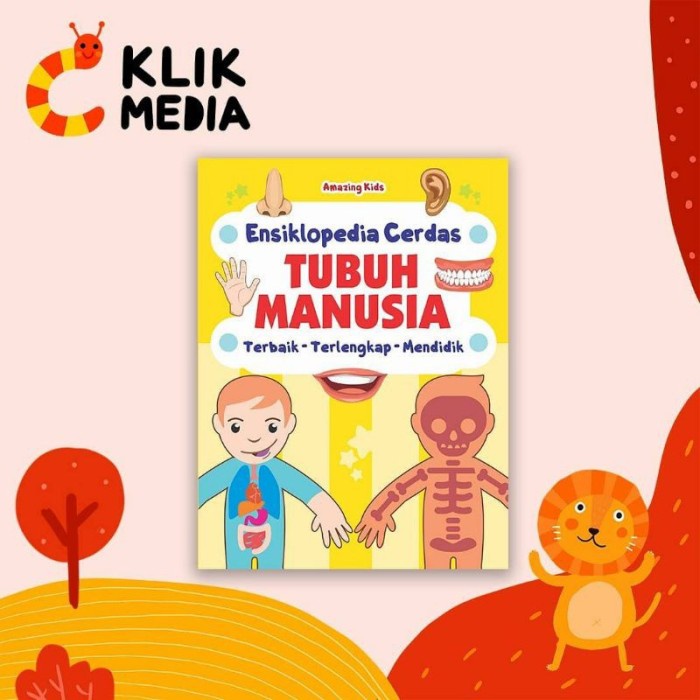Terlaris Ense Buku Anak Ensiklopedia Tubuh Manusia Hard Cover