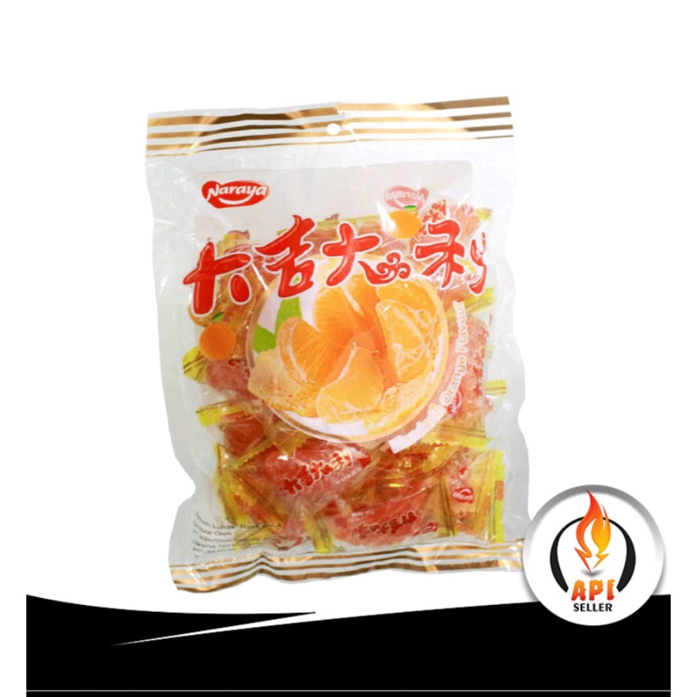 

Naraya Orang Jelly Candy/Da Ji Da Li Orange Jelly 500G