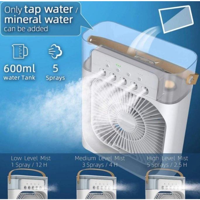 Ac Mini Portable 600 Ml Kipas Lapakevayumni