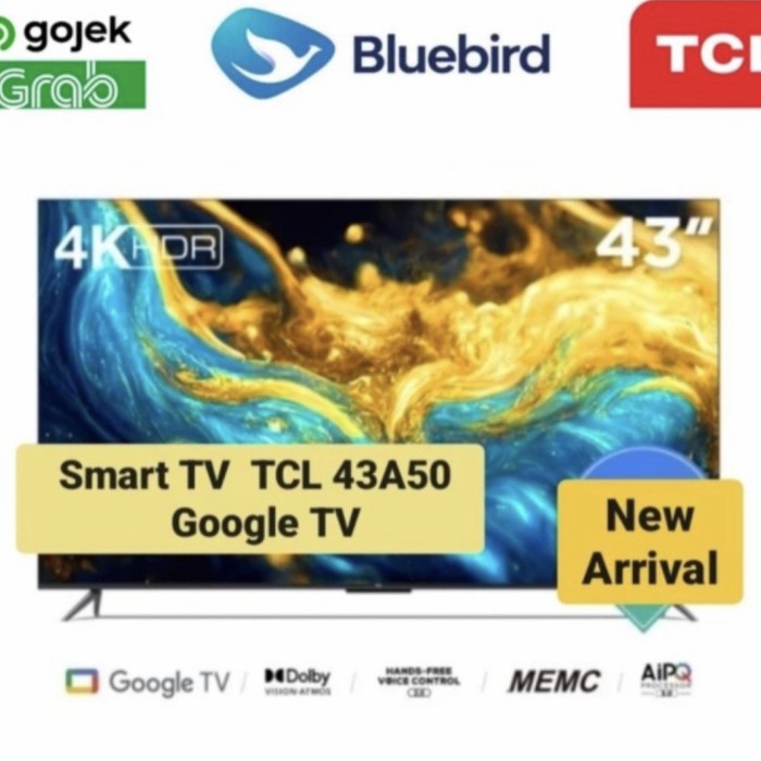 Tcl 43 50 55 Inch A50 Google Tv 4K Uhd 43A50 50A50 55A50 Dolby Atmos