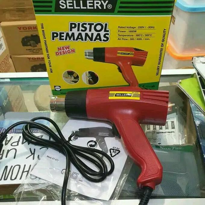 Hot Air Gun Blower Panas / Pemanas Stiker Kaca Film Sellery