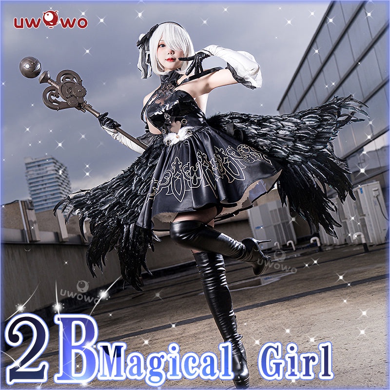 DISHWASHER1910 Nier: Automata Fanart Yorha 2B Cosplay Costume Mahou Shojou Magical Girl Cosplay Cost