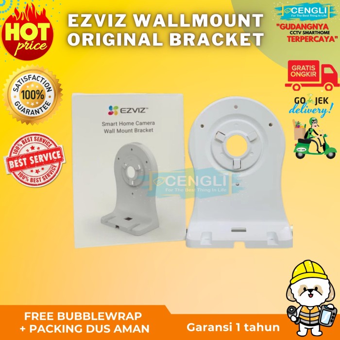 Ezviz Wallmount ORIGINAL Bracket EZVIZ C6n C6CN Dinding CCTV Indoor