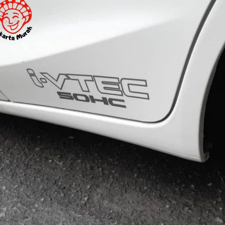 Terlaris stiker mobil I-VTEC SOHC/ DOHC Honda jazzbrio city Sticker -vtec - DOHC.