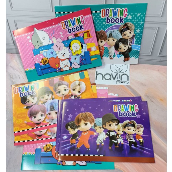 

[♡ U♥14P] (10pc) buku gambar ukuran A4/(5pc) A4 SIDU/ kekiniian.