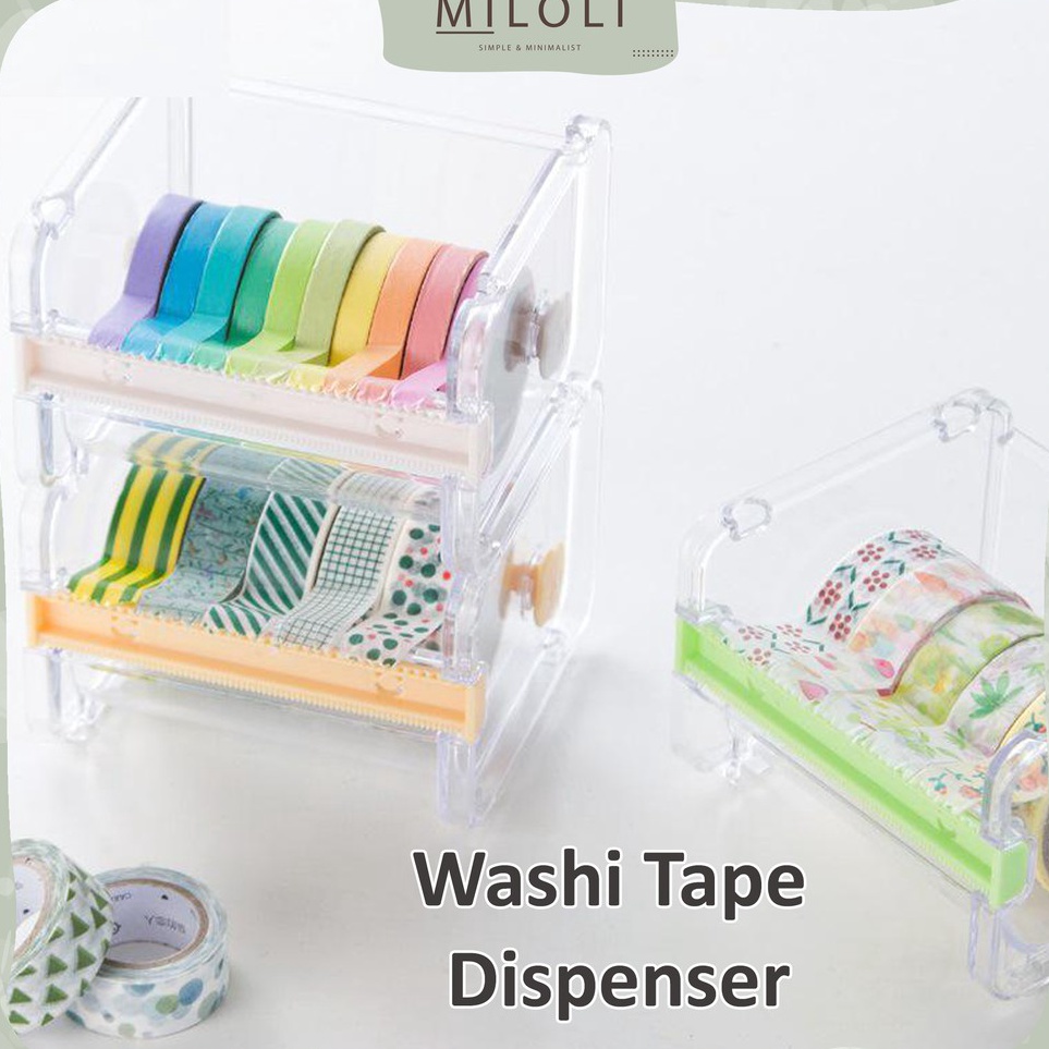 

Terkini✶➟ N9MHE [MILOLI] Dispenser Tape Washi Masking Kotak Tempat - F0028 F60 ↕Model Terkini