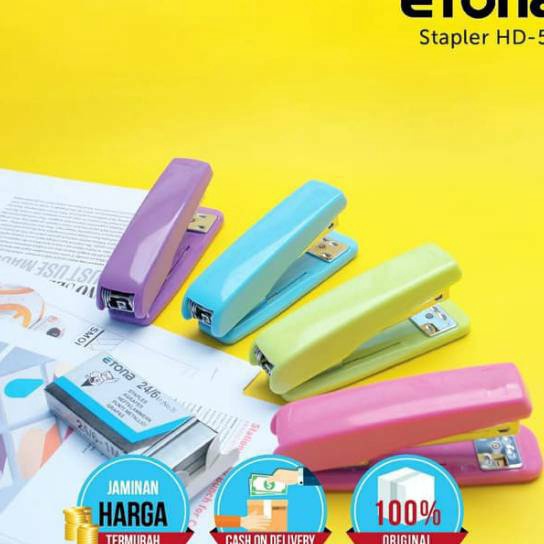 

(◆ V✔6I> Stapler Etona HD 50/ Stapler Besar Isi no.3 + ISI 1 bar/ kekinian.