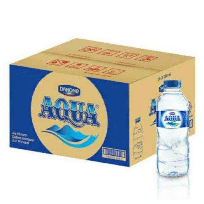 

Aqua Air Mineral Kemasan Botol Mini Kecil Karton Dus 24 x 330 ml