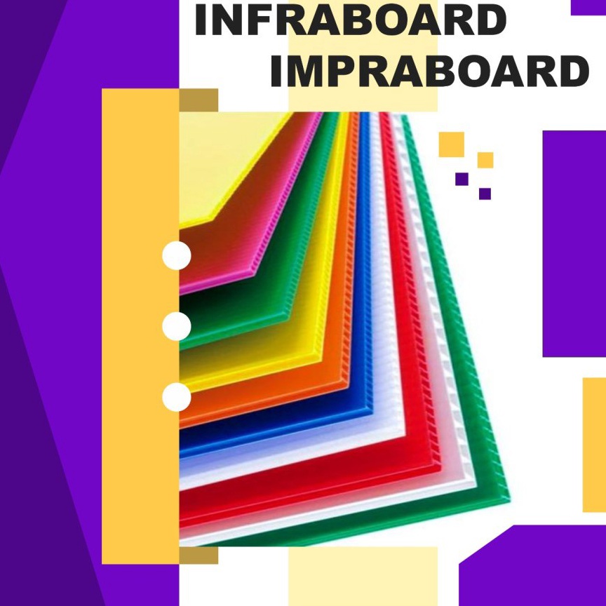 

[FYR71] INFRABOARD IMPRABOARD 100X75cm Tebal 3mm PP BOARD ☆Diskon