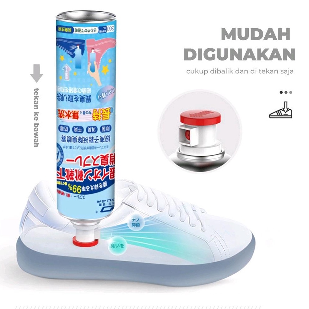Banting hargaH2t7S Spray Penghilang Bau Sepatu Anti Bau Sepatu Helm Serbaguna