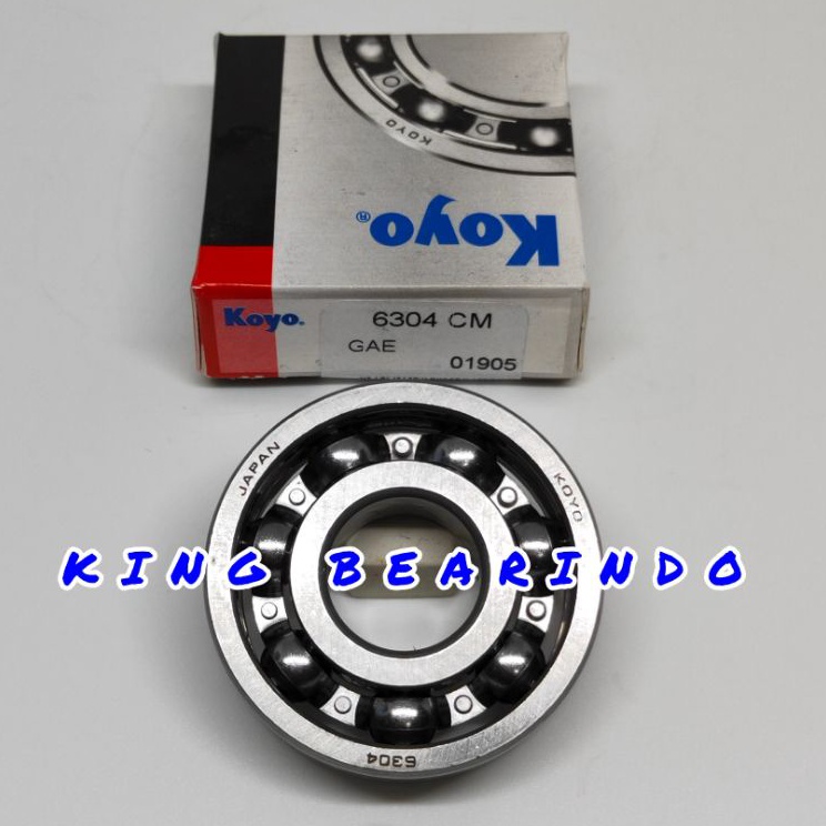 ➱ BEARING 6304CM KOYO BEARING 6304 CM KOYO TANPA TUTUP ✲ ✩