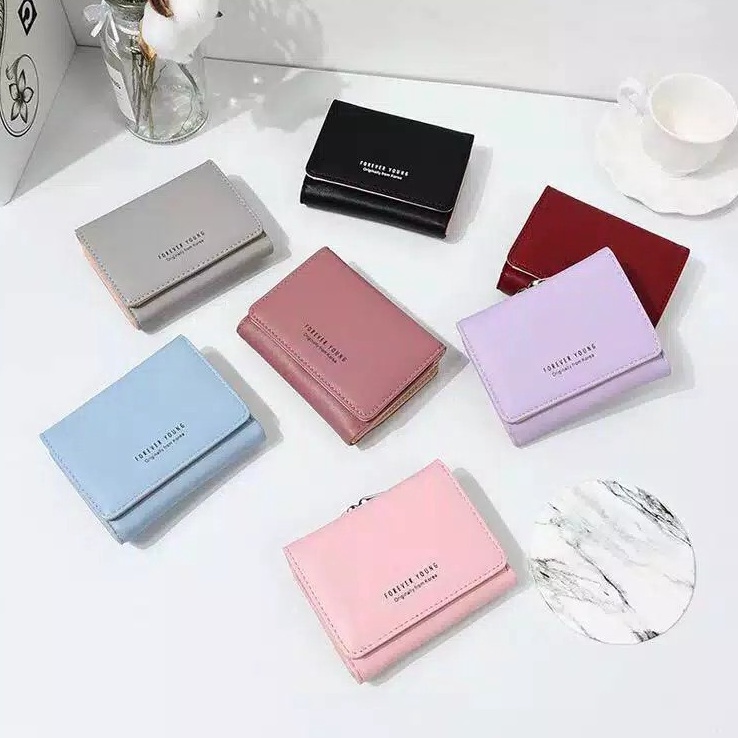 Rekomendasi.. Dompet Wanita Import Dompet Mini KC179 Real Pict Dompet Lipat