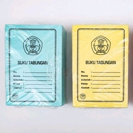 

Ready・(50pcs) Buku Tabungan Sekolah/Tabungan Anak.