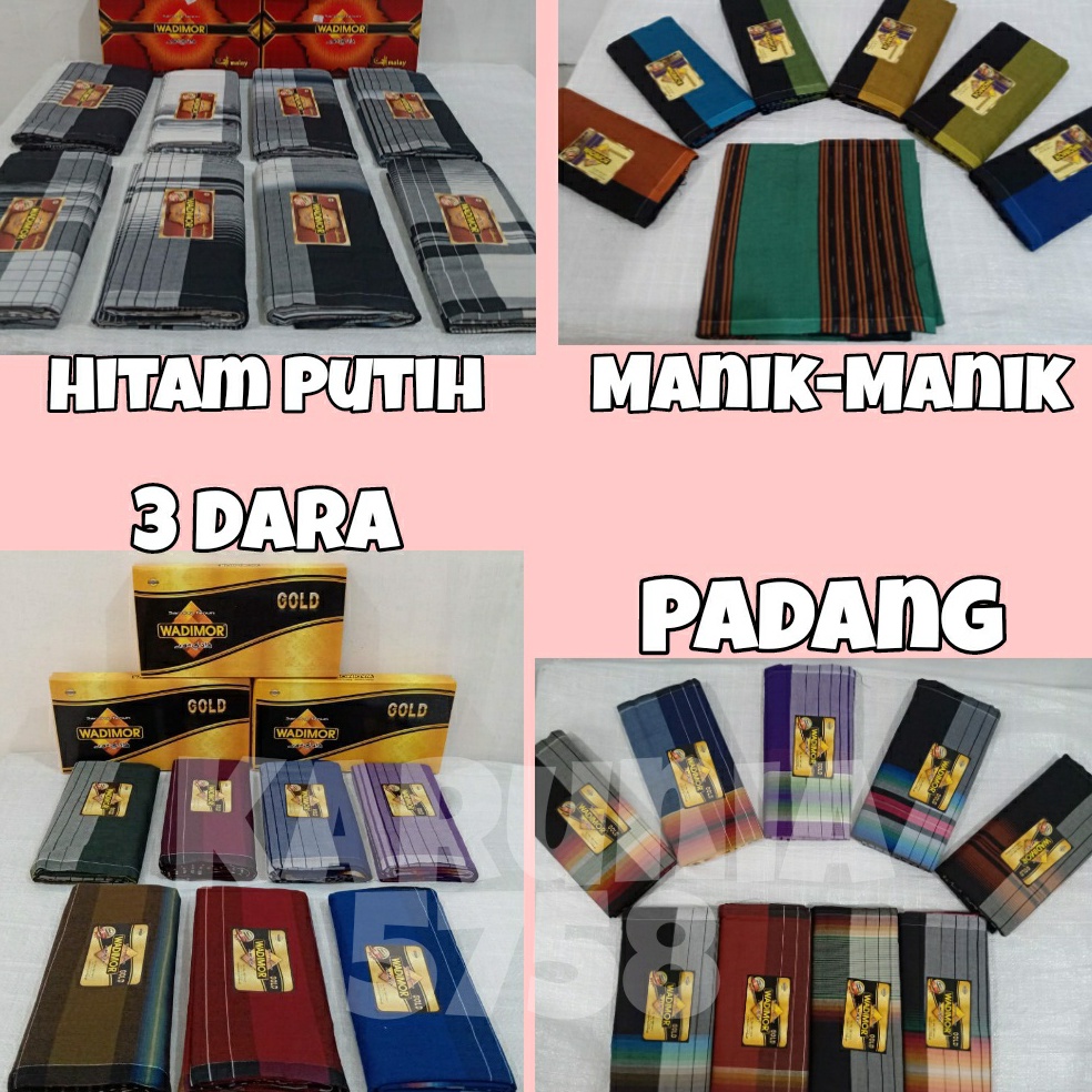 trxP5b5A Sarung Wadimor RANDOM DAN MOTIF TEMANTEN (Partai Grosir/Ecer Termurah)
