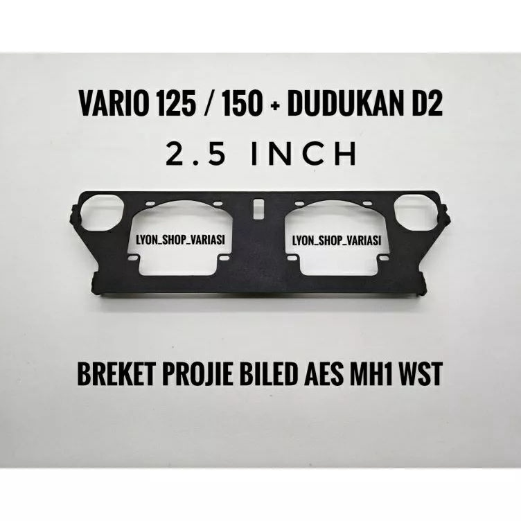 ➣ Breket Dudukan Lampu Projie Biled AES 2.5 Inch Vario 125 Vario 150 Vario 160 New ✲ ✾ ・