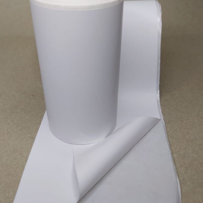 

(XY✉.W➲) Label Sticker Continuous 80 mm x 10 meter - Ada Tepi Mudah Kupas - Label Thermal Stiker / Label 80mm x 50mmpasti.diikirim.!!