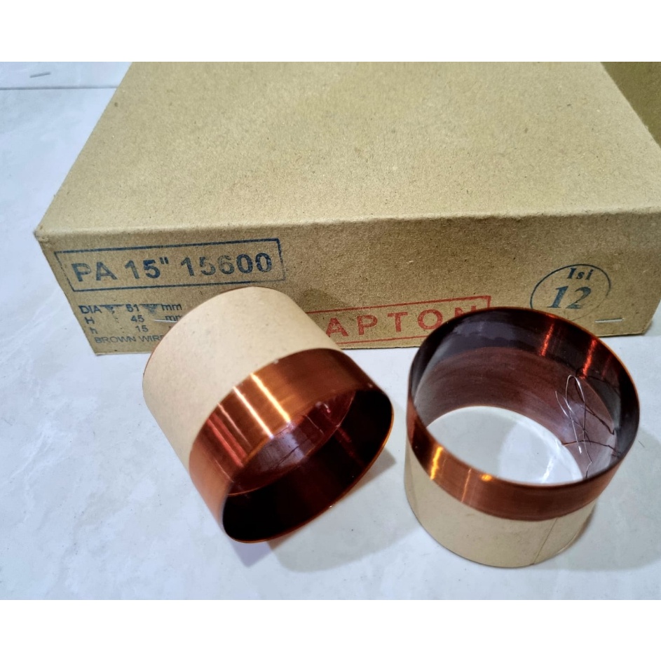 Grosir AlE Spool voice coil spul speaker 15 inch PA 15600 Capton ✶ Ready