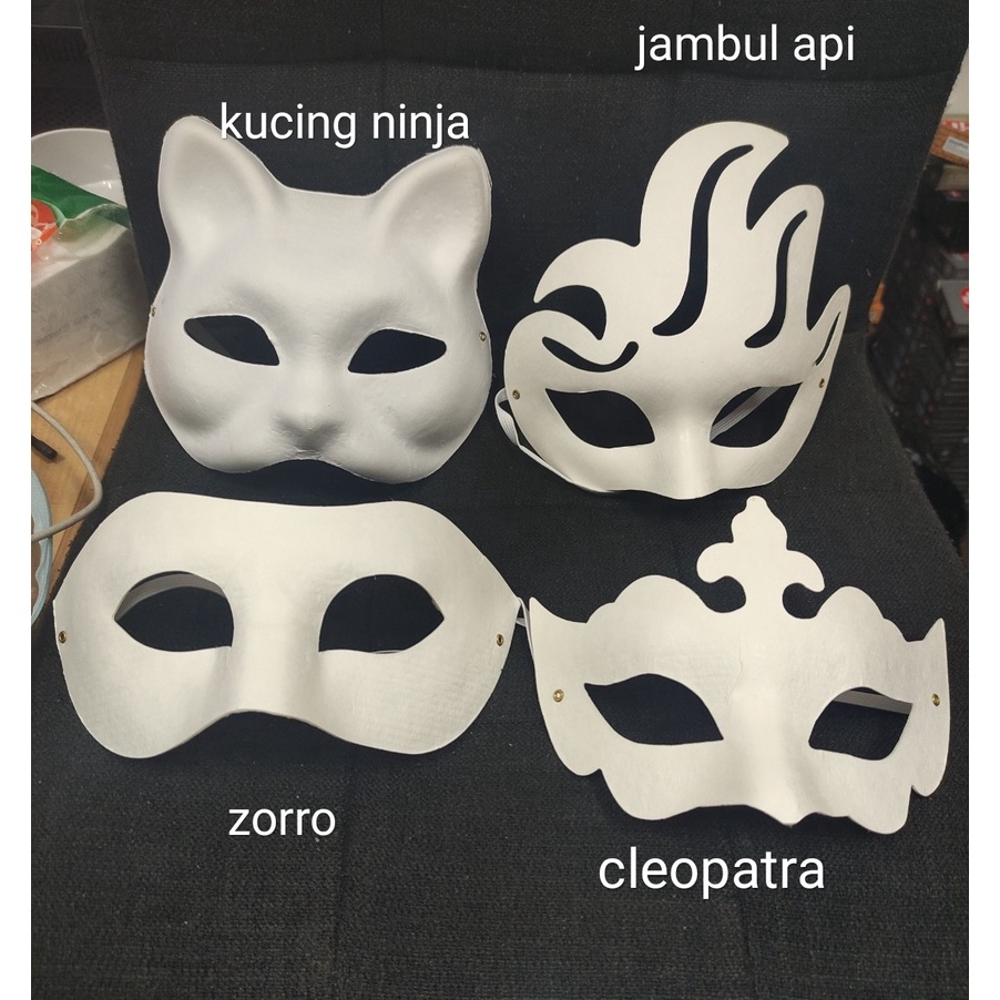 

[LT➤/M❤] Topeng zorro / cleopatra / kucing ninja / jambul api- top.produk.