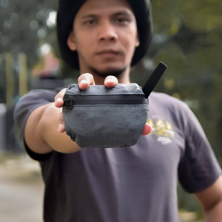 'KuY Irco official tas lipat waterproof outdoor pria dan wanita murah - waistbag selempang anti air 