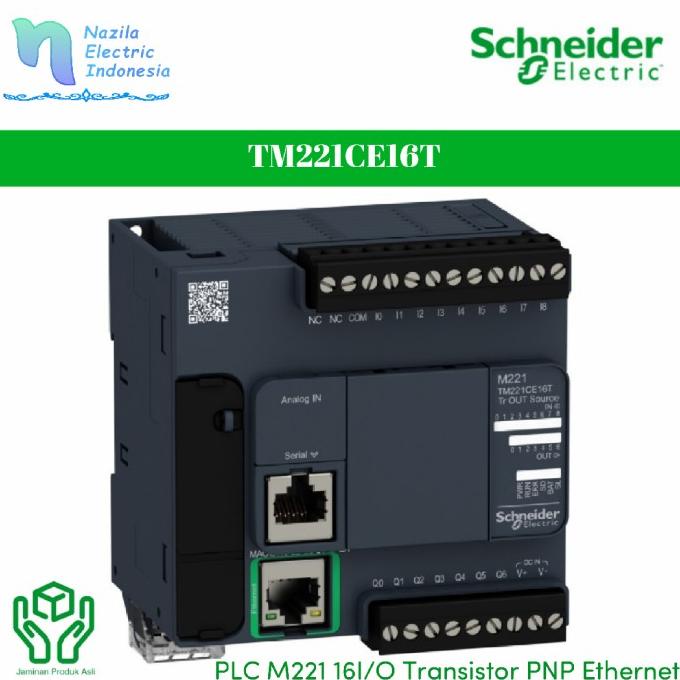 Schneider Modicon TM221CE16T PLC M221 16 I/O Ethernet TM221 Original