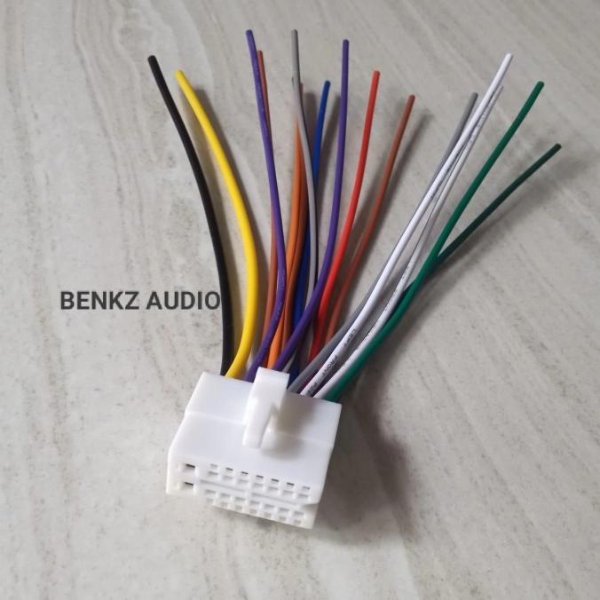 Soket headunit Clarion kabel socket audio tape mobil clarion male