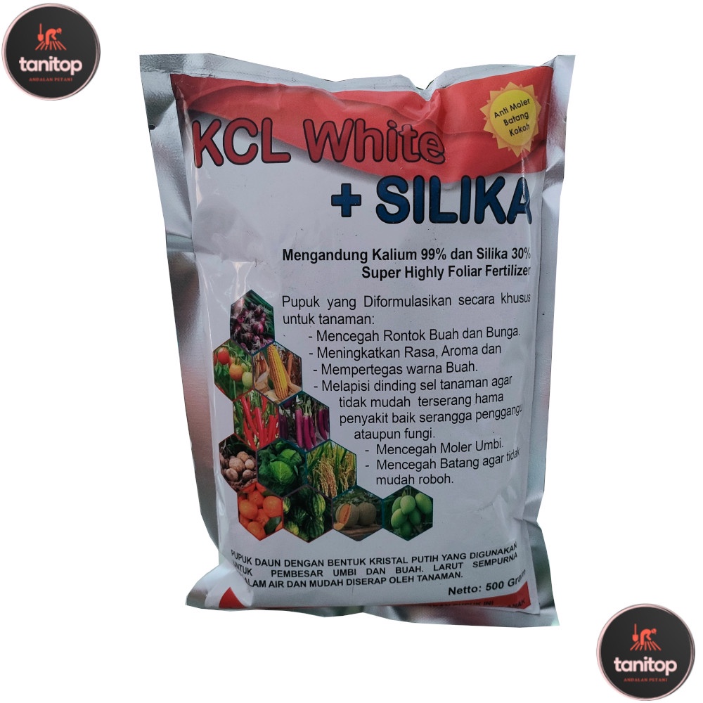 Kcl White Plus Silika 500 Gram Pupuk Silika Anti Rebah Batang