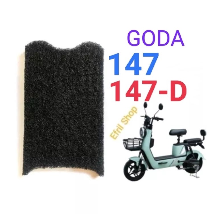 'BZY ⭐⭐⭐⭐⭐ GODA 147 147D Karpet sepeda motor listrik GODA 147 Golden Tiger dan GODA 147-D l Produk P