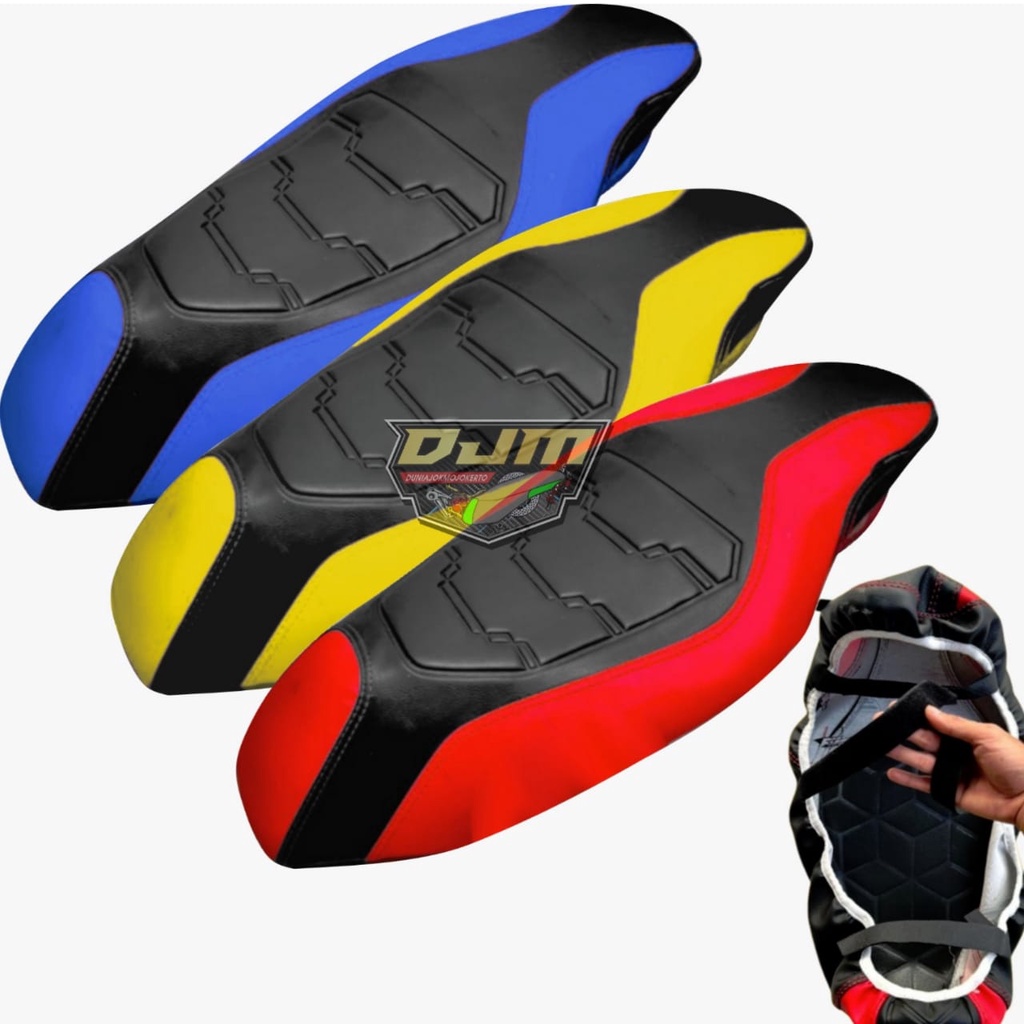 SARUNG COVER  TINGGAL PASANG JOK MOTOR Vario#Beat#Nmax#Aerox#PCX Custom Timbul