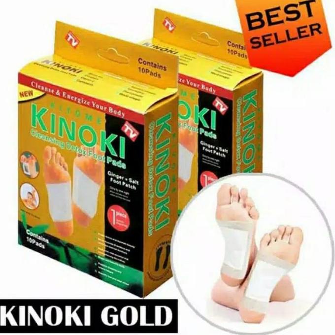 paling diminati] KOYO KAKI KINOKI GOLD DETOX FOOT PATCH PADS KOYO PENYERAP RACUN ALAT
