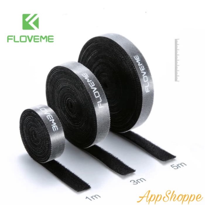 

Terlaris Floveme Circle Velcro Strap Cable Winder Organizer Original 1M/3M/5M