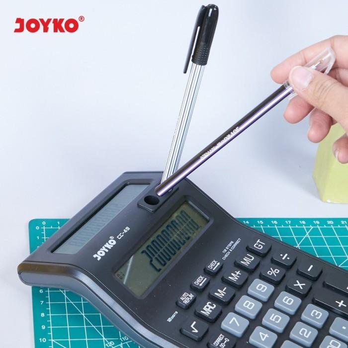 

Joyko Cc-49 Calculator 2 Display Layar Lcd / Kalkulator 12 Digits Cc49