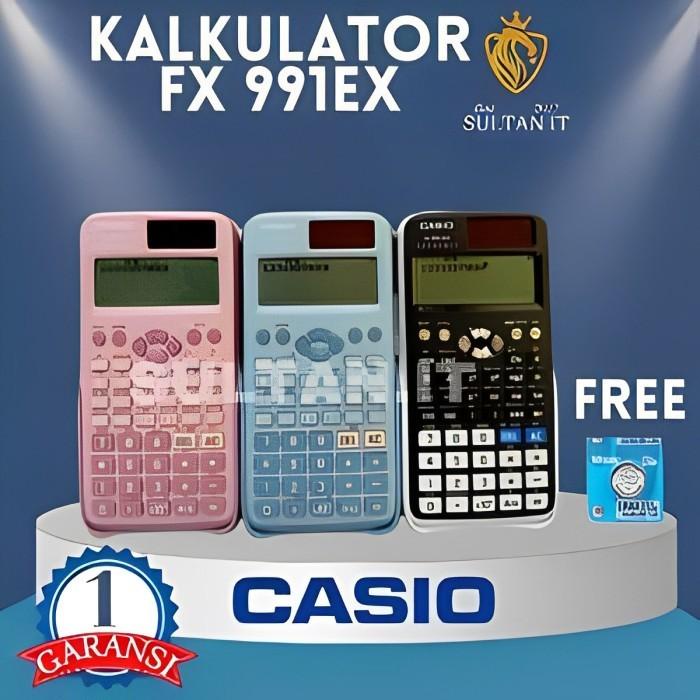 

Kalkulator Scientific Casio Fx 991Ex - Hitam Putih Original