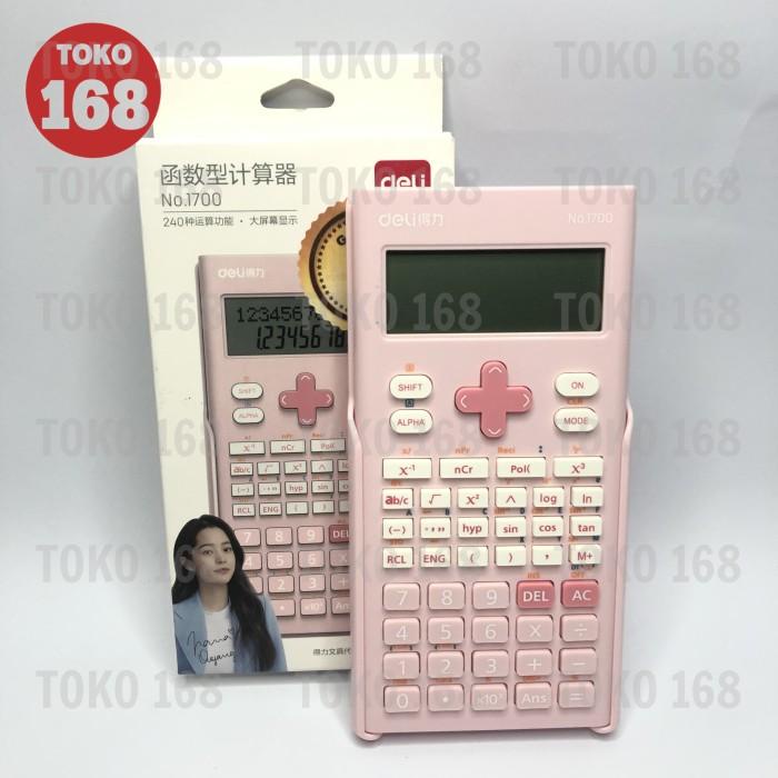 

Deli Scientific Calculator/Kalkulator Ilmiah/Sekolah 1700 (Pcs)