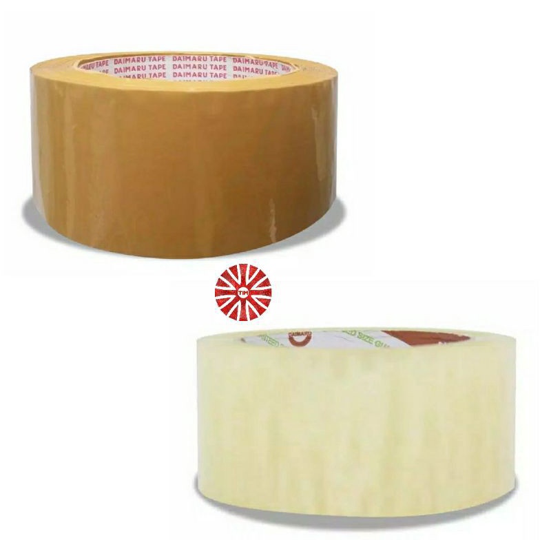 

ERG-80 Lakban OPP Daimaru Coklat - Bening 2" 90 Yard FSB