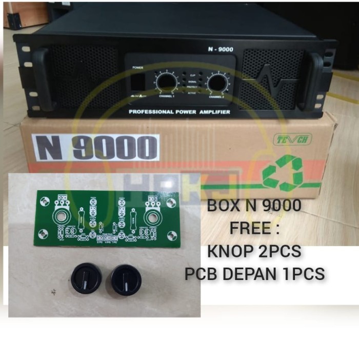 BOS POWER AMPLIFIER N9000 3u box power 3 u N 9000 n9000 - BOX + KNOP