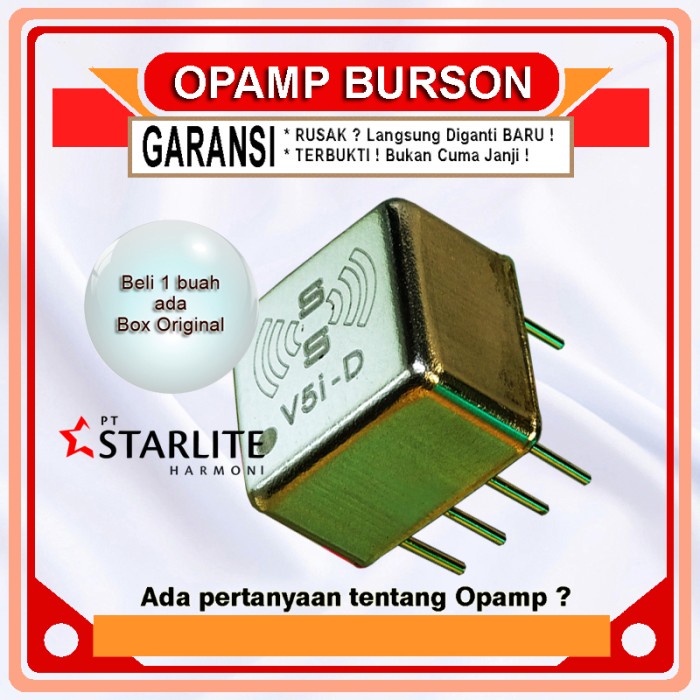 Burson Opamp V5i-Dual Harga /satuan