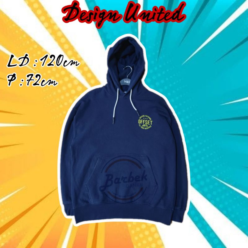 Hoodie design United Preloved Bekas second