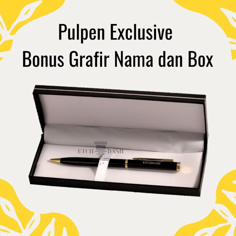 

SDKR8317 Pulpen Eksklusif Free Grafir Nama/Logo + Box | Pulpen Custom | Souvenir Pulpen - Pulpen Promosi
