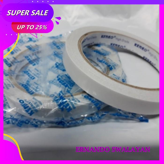 

DOUBLE TAPE KENKO 1/2 INCH / DOBEL TEP EKSLUSIF !!
