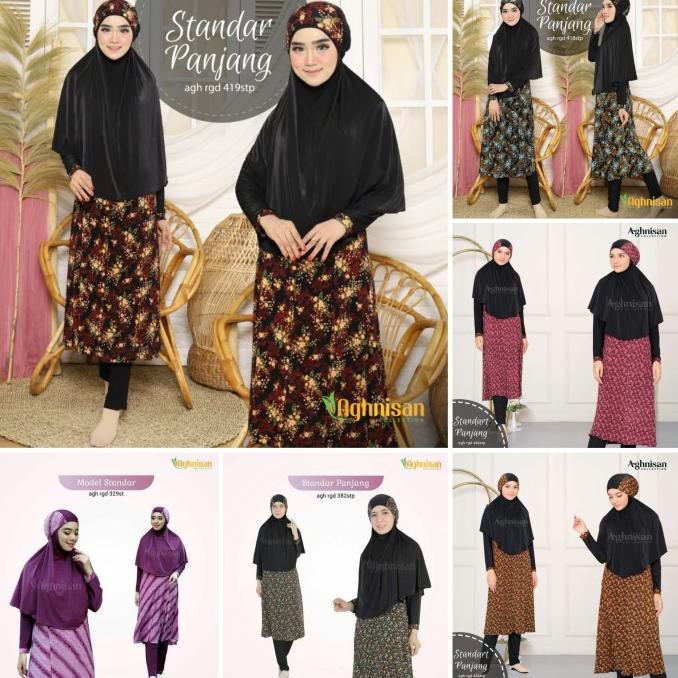 Baju Renang Wanita Muslimah Syari Gamis Standar Panjang by Aghnisan