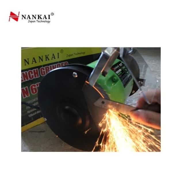 Mesin Gerinda Duduk Elektrik 8 Inch Nankai