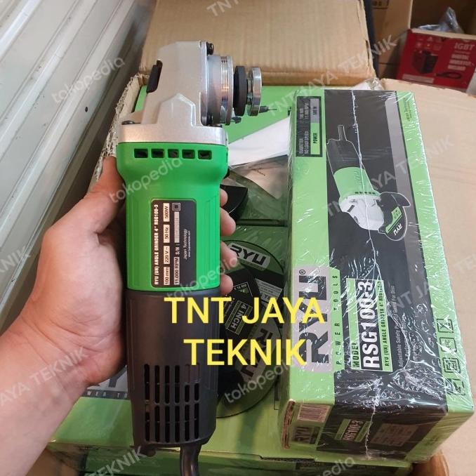 Mesin Gerinda Tangan 4" Ryu Rsg 100-3 / Gurinda Tangan Ryu Rsg 100-3