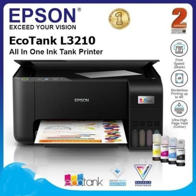 Printer Epson Ecotank L3210 All In One Ink Tank Terbaru Kugadeshop