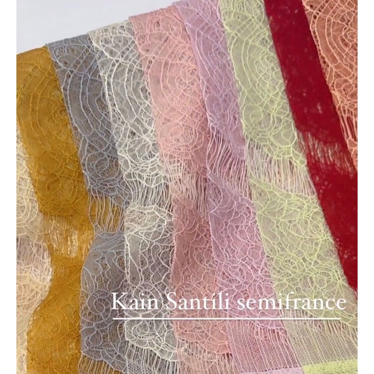 kain kebaya santili semi prancis