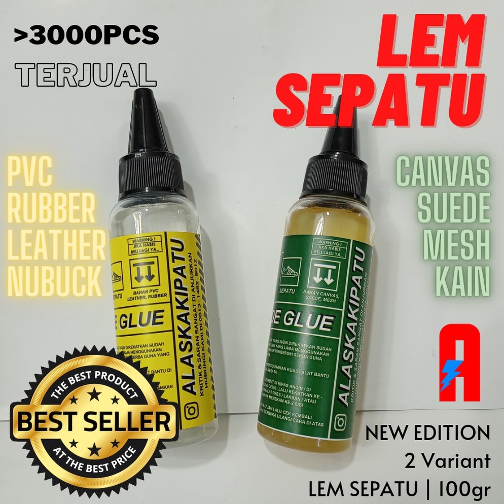 

Stock banyak Lem sepatu magic glue untuk reglue lem bening ZZ0