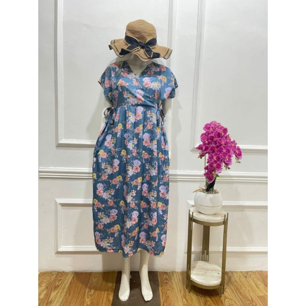 Daster kimono panjang ld 115 busui frendly/daster kimono/daster busui/daster rayon/daster kekinian