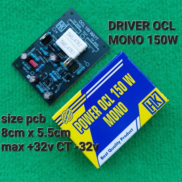 KT013 OCL 150W MONO KIT PCB modul DRIVER OCL AMPLIFIER MONO HK 150 w