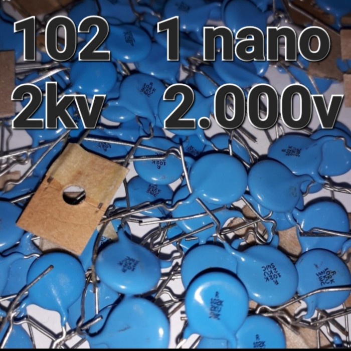 3 Buah capasitor 102 102j 2kv C2JK