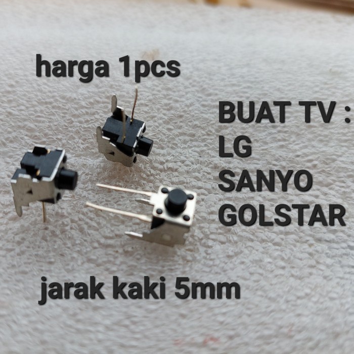 10 Buah tombol swith TV LG Goldstar
