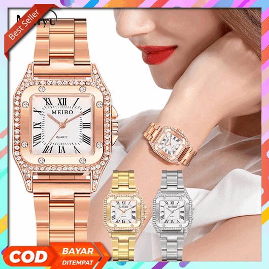 Jam Tangan Wanita Jqm Jamtangan Cewe Casual Perempuan Digital Anti Air Terbaru 2023 Kekinian Analog 